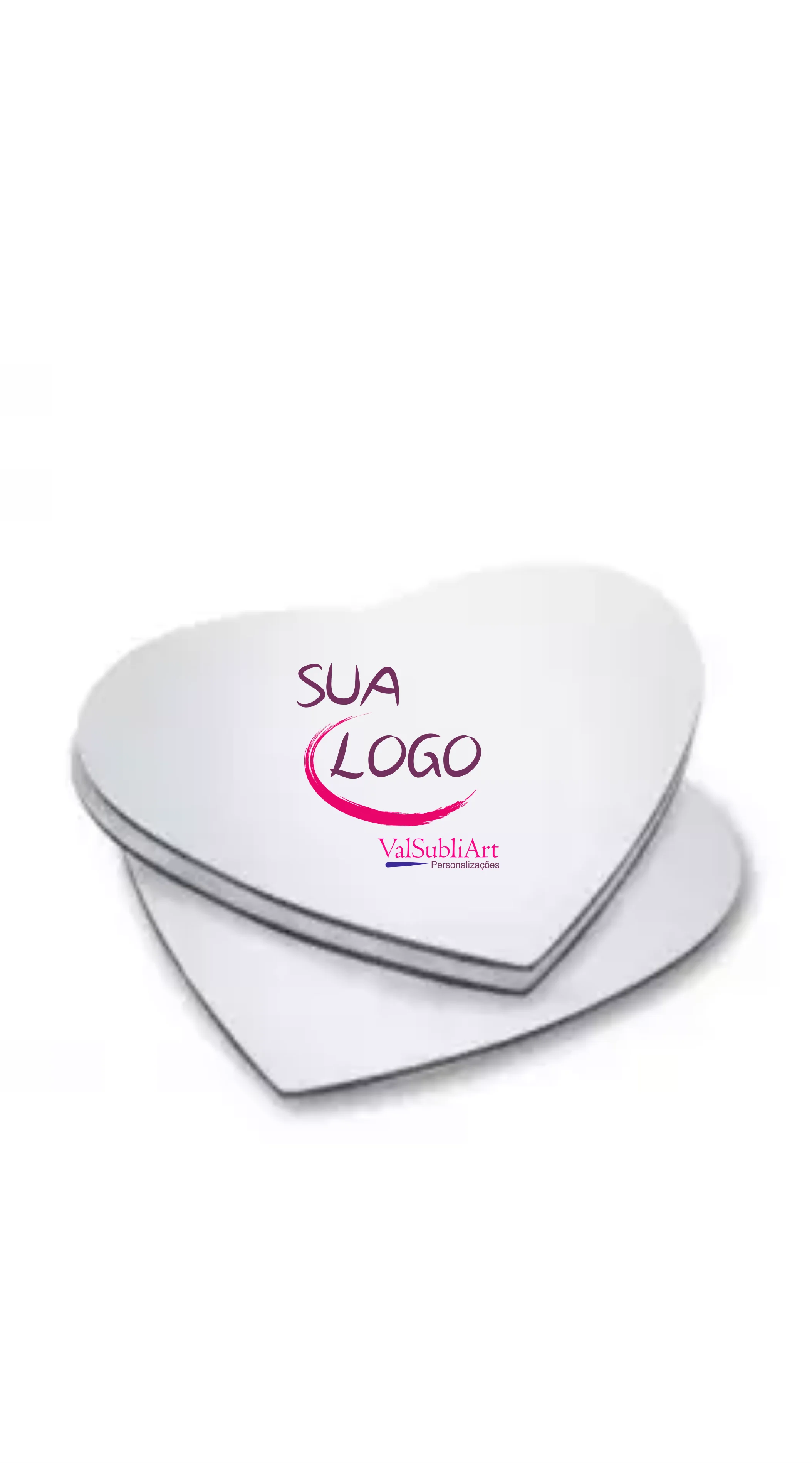 Mouse Pads Personalizado Coração